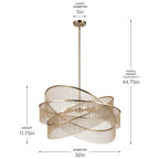 Kichler Lighting 52824CPZ Champagne Bronze Chandelier 6lt Image 4