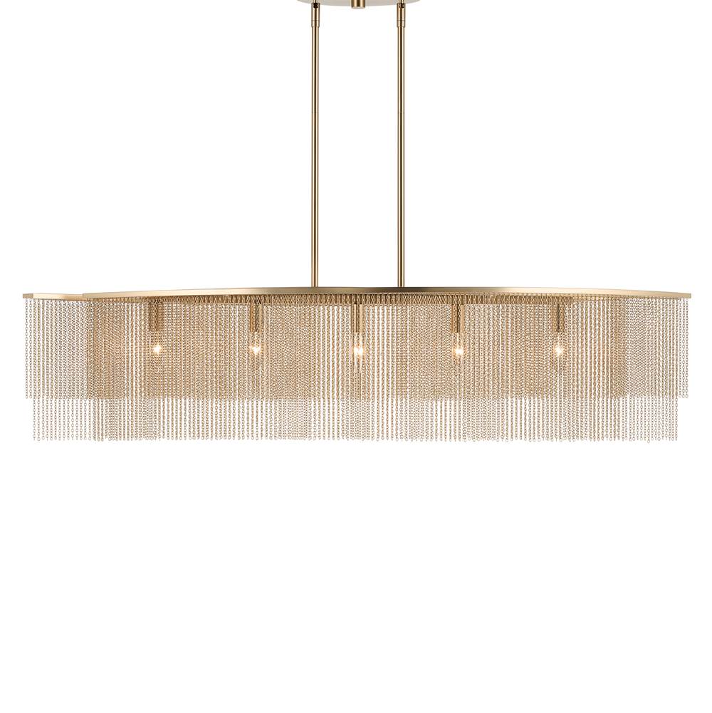 Kichler Lighting 52825CPZ Champagne Bronze Linear Chandelier 5lt Image 7