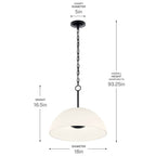 Kichler Lighting 52828BKLED Black Pendant 1lt Image 5