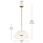 Kichler Lighting 52828CPZLED Champagne Bronze Pendant 1lt Image 4