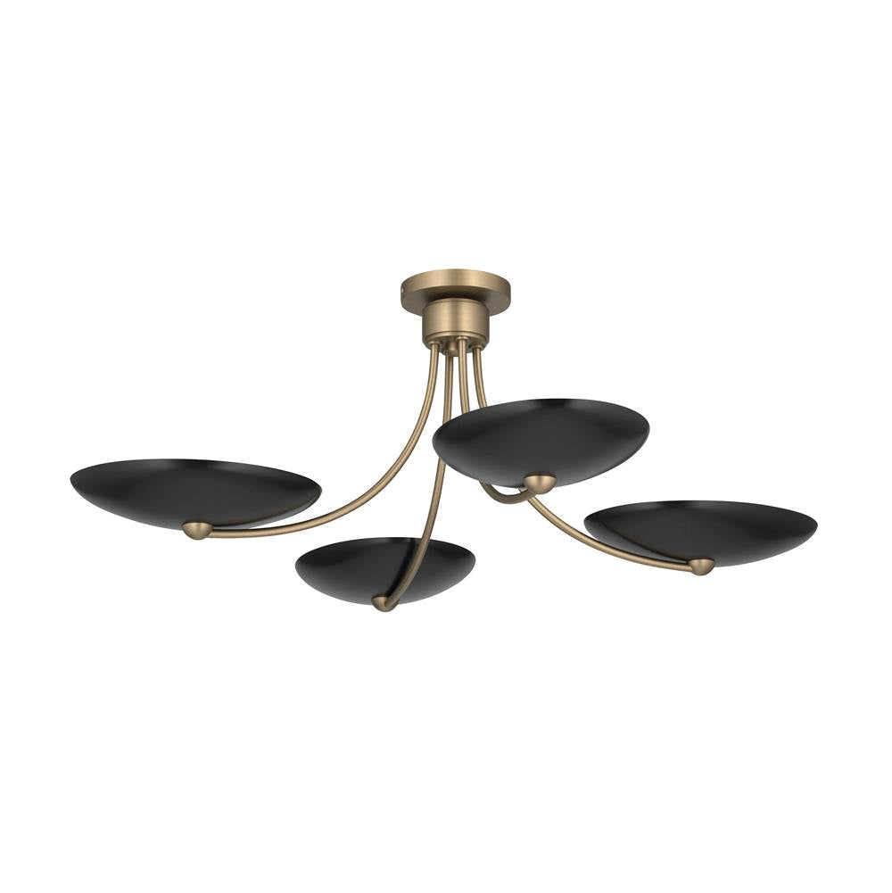 Kichler Lighting 52854CPZBK Champagne Bronze Chandelier/semi Flush 4lt Image 2