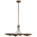 Kichler Lighting 52854LBRLBZ  Chandelier/semi Flush 4lt Image 1