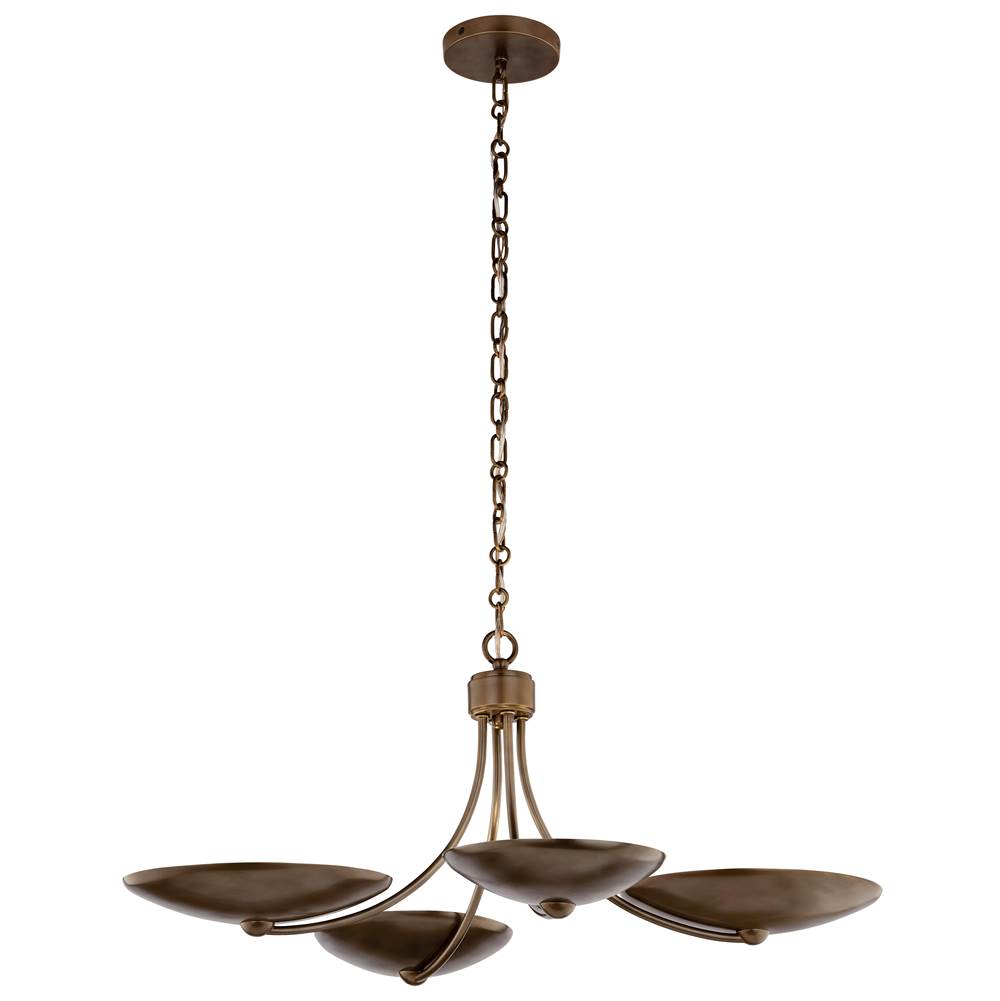 Kichler Lighting 52854LBRLBZ  Chandelier/semi Flush 4lt Image 3