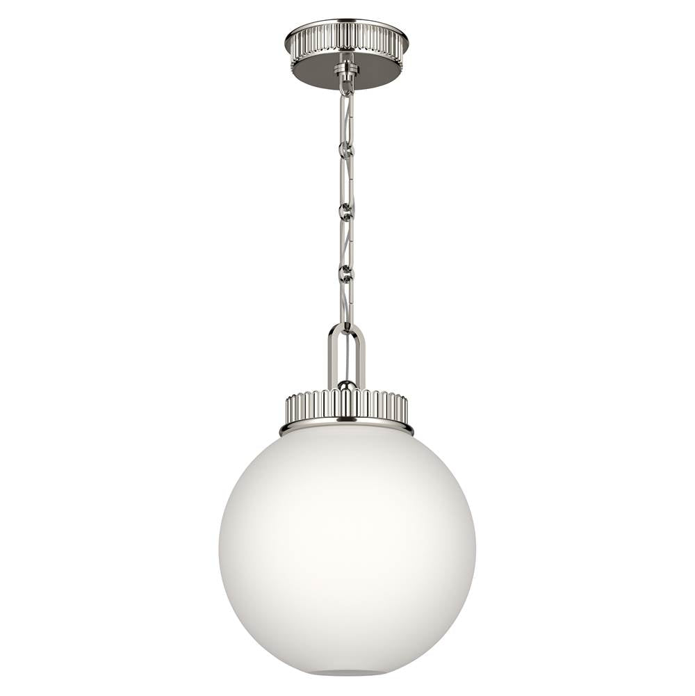 Kichler Lighting 52866PN Polished Nickel Pendant 1lt Image 2