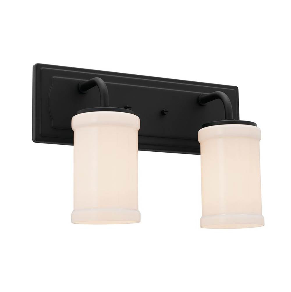 Kichler Lighting 55130BKT Textured Black Bath 2lt Image 1