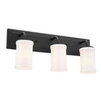 Kichler Lighting 55131BKT Textured Black Bath 3lt Image 1