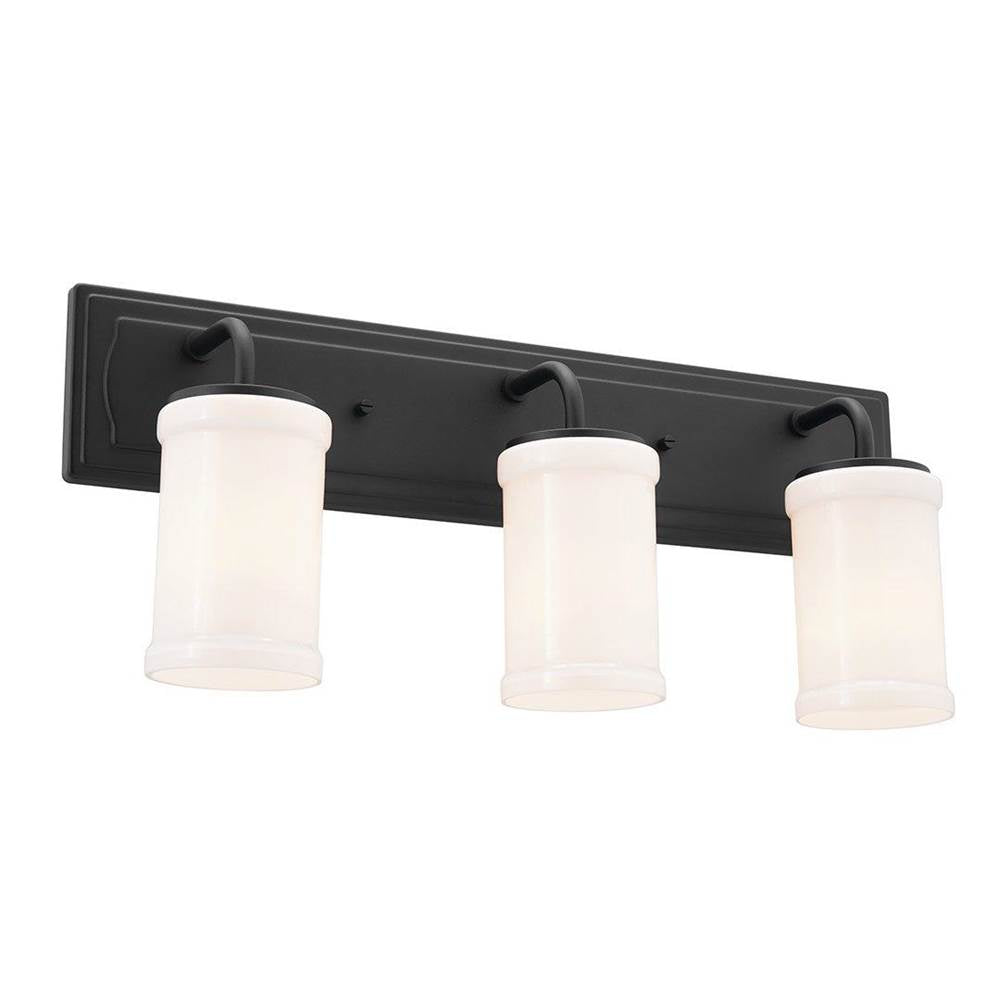 Kichler Lighting 55131BKT Textured Black Bath 3lt Image 1