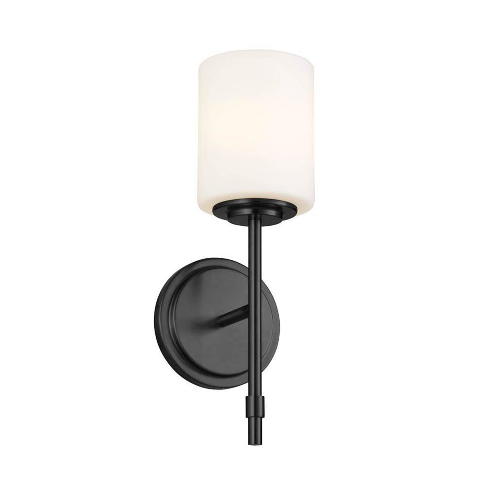 Kichler Lighting 55140BK Black Wall Sconce 1lt Image 1