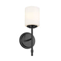 Kichler Lighting 55140BK Black Wall Sconce 1lt Image 1