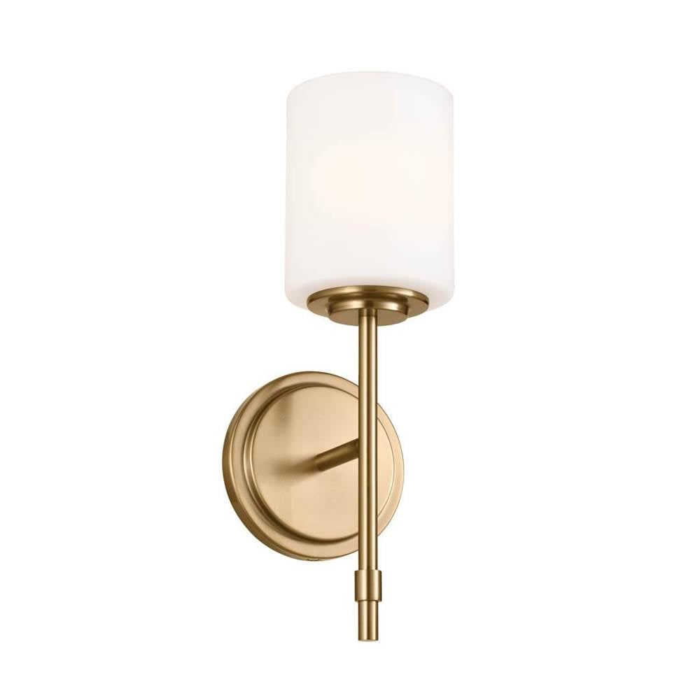 Kichler Lighting 55140BNB Brushed Natural Brass Wall Sconce 1lt Image 1
