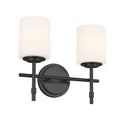 Kichler Lighting 55141BK Black Bath 2lt Image 1