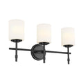 Kichler Lighting 55142BK Black Bath 3lt Image 1