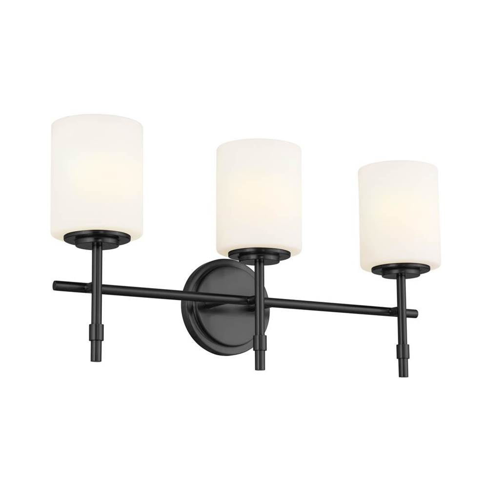 Kichler Lighting 55142BK Black Bath 3lt Image 1