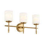 Kichler Lighting 55142BNB Brushed Natural Brass Bath 3lt Image 1