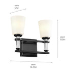 Kichler Lighting Rosalind Bath 2lt