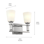 Kichler Lighting Rosalind Bath 2lt