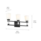 Kichler Lighting Rosalind Bath 3lt