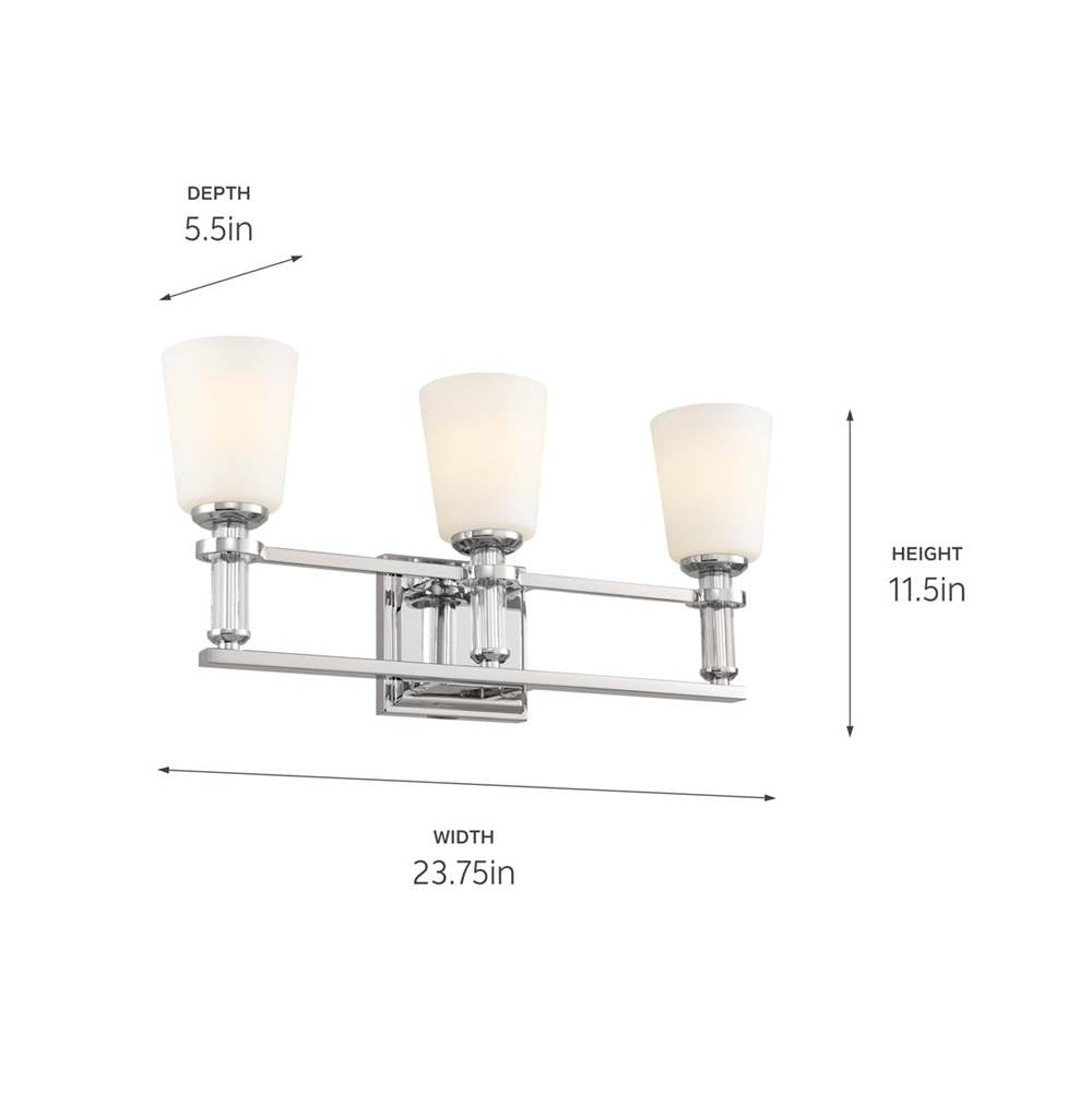 Kichler Lighting Rosalind Bath 3lt