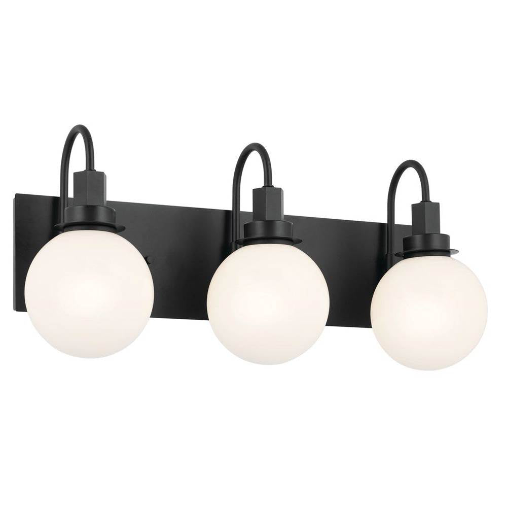 Kichler Lighting 55151BK Black Bath 3lt Image 1