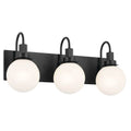 Kichler Lighting 55151BK Black Bath 3lt Image 1