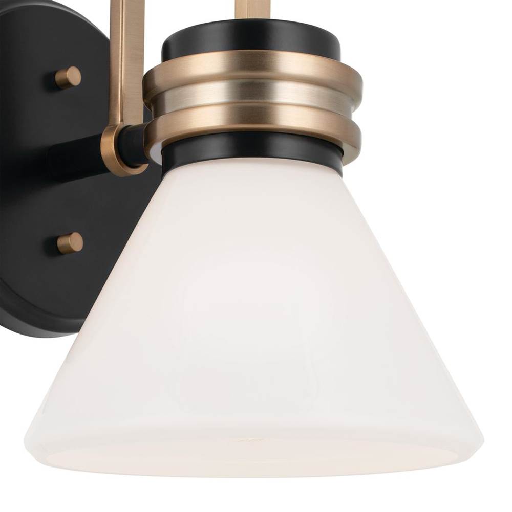 Kichler Lighting 55153BK Black Wall Sconce 1lt Image 4