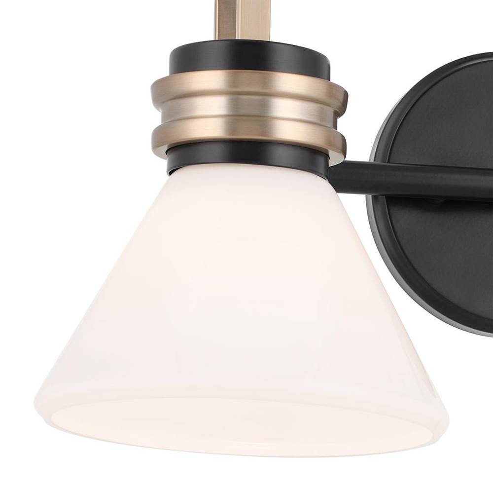 Kichler Lighting 55154BK Black Bath 2lt Image 4