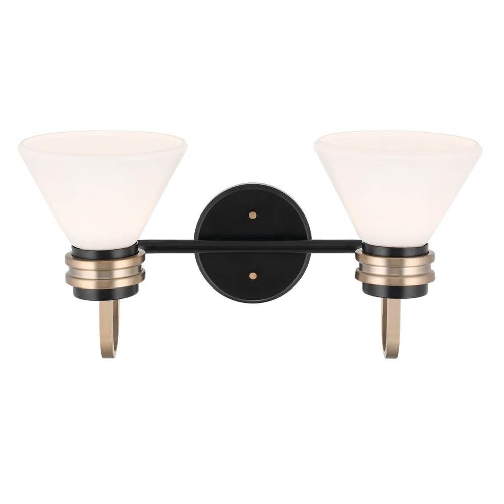 Kichler Lighting 55154BK Black Bath 2lt Image 2