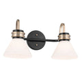 Kichler Lighting 55154BK Black Bath 2lt Image 1