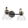 Kichler Lighting 55154BKCLR Black Bath 2lt Image 1