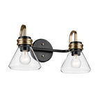 Kichler Lighting 55154BKCLR Black Bath 2lt Image 1