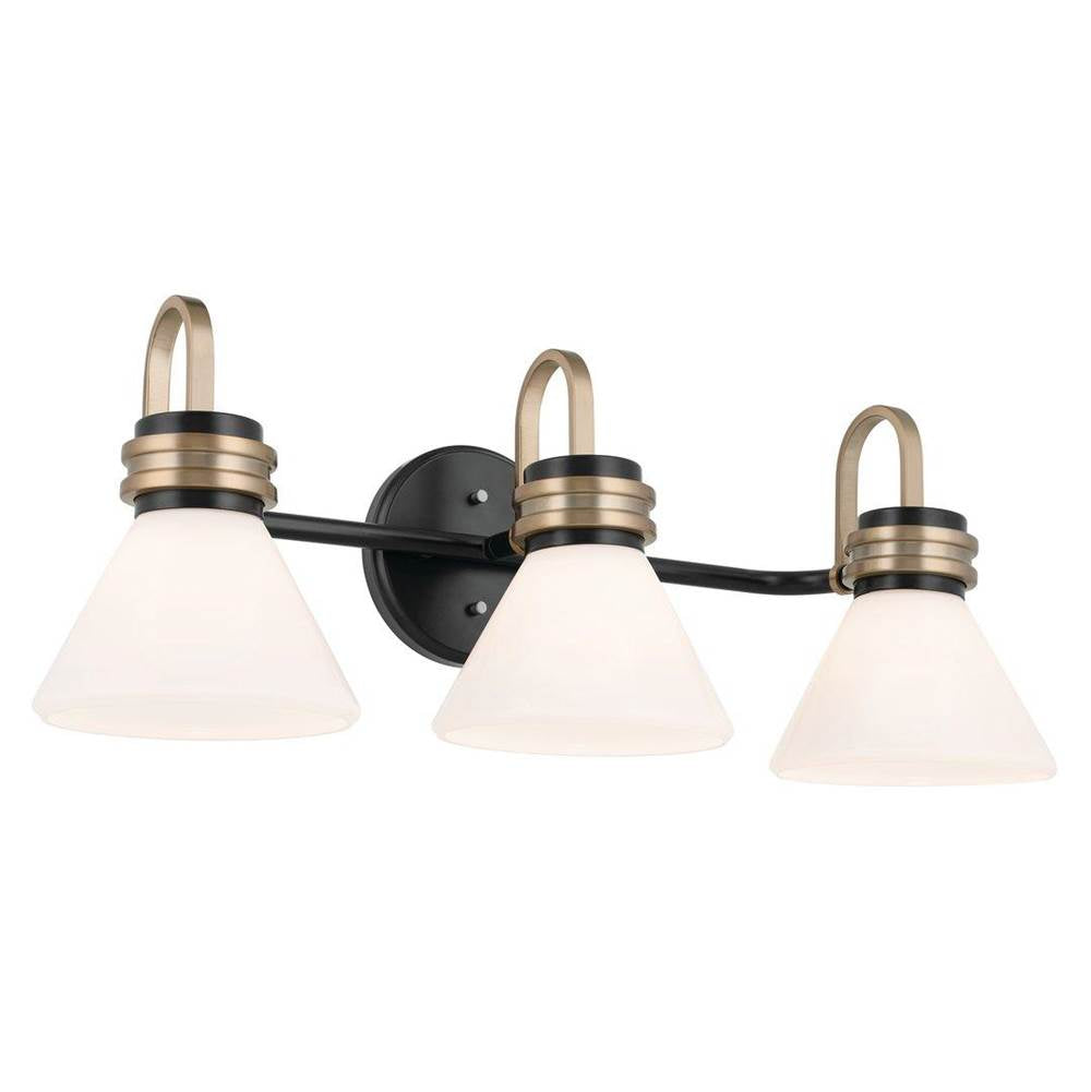 Kichler Lighting 55155BK Black Bath 3lt Image 1