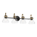 Kichler Lighting 55156BKCLR Black Bath 4lt Image 1