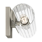 Kichler Lighting 55166NI Brushed Nickel Jemsa 18 Inch 2 Light Wall Sconce With Clear Fluted Glass In Brushed Nickel Image 5