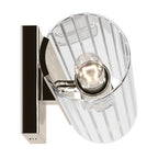 Kichler Lighting 55166PN Polished Nickel Jemsa 18 Inch 2 Light Wall Sconce With Clear Fluted Glass In Polished Nickel Image 5