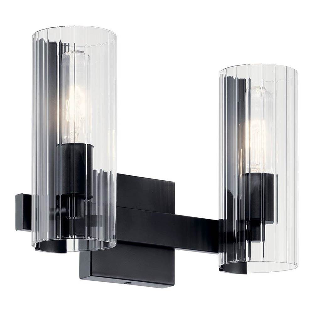 Kichler Lighting 55167BK Black Vanity 2lt Image 1