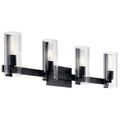 Kichler Lighting 55169BK Black Vanity 4lt Image 1