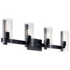 Kichler Lighting 55169BK Black Vanity 4lt Image 1