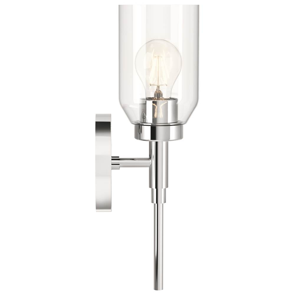 Kichler Lighting 55183CH Chrome Madden 14.75 Inch 1 Light Wall Sconce With Clear Glass In Chrome Image 7