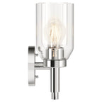Kichler Lighting 55185CH Chrome Madden 24 Inch 3 Light Vanity With Clear Glass In Chrome Image 2