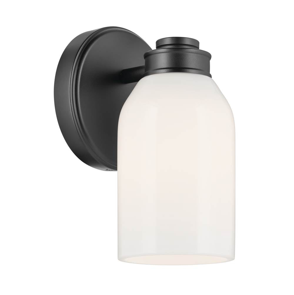 Kichler Lighting 55200BK Black Wall Sconce 1lt Image 1