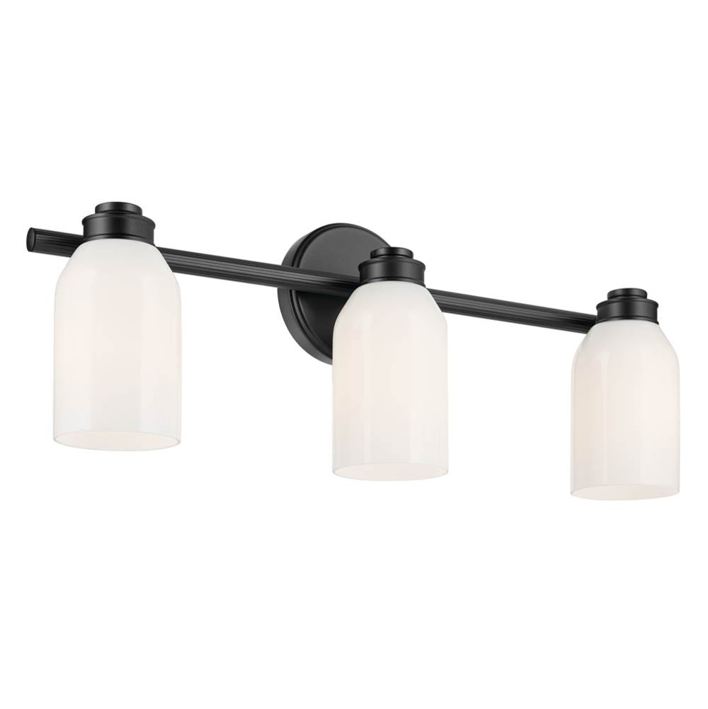 Kichler Lighting 55202BK Black Bath 3lt Image 1