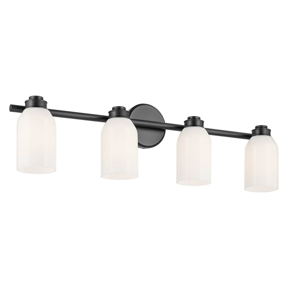 Kichler Lighting 55203BK Black Bath 4lt Image 1