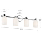 Kichler Lighting 55203CH Chrome Bath 4lt Image 3
