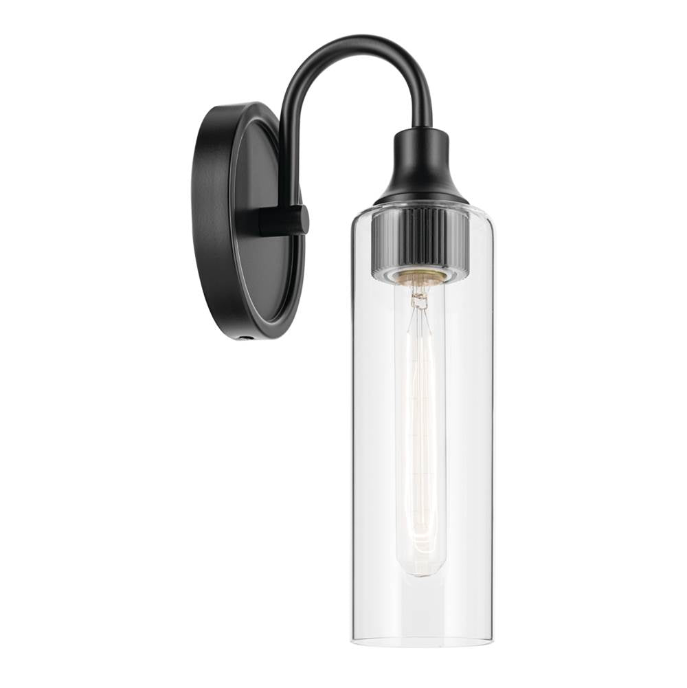 Kichler Lighting 55209BK Black Wall Sconce 1lt Image 4