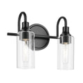 Kichler Lighting 55210BK Black Bath 2lt Image 1