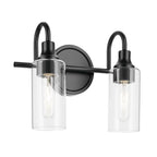 Kichler Lighting 55210BK Black Bath 2lt Image 1