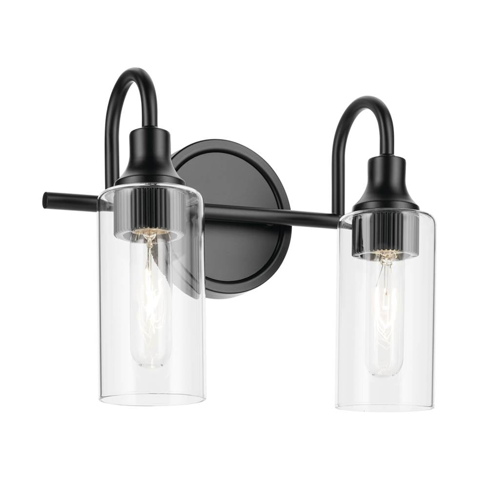 Kichler Lighting 55210BK Black Bath 2lt Image 1