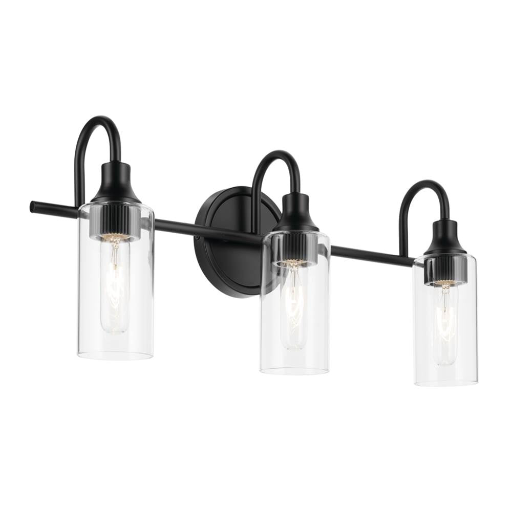 Kichler Lighting 55211BK Black Bath 3lt Image 1