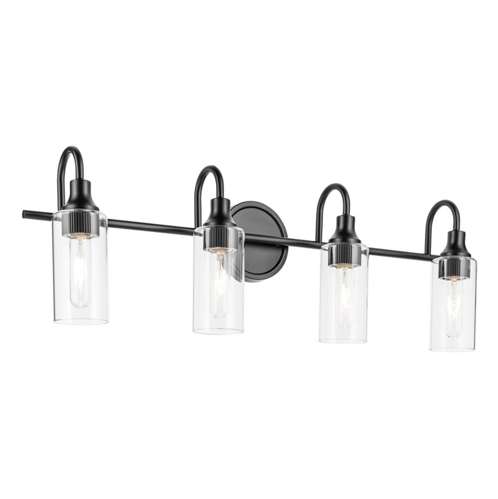Kichler Lighting 55212BK Black Bath 4lt Image 1