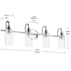 Kichler Lighting 55212CH Chrome Bath 4lt Image 2